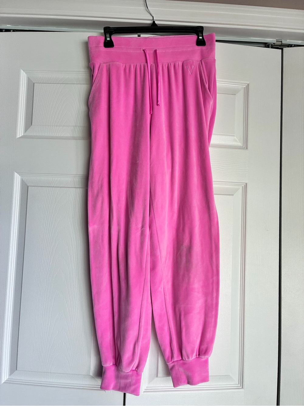 Victoria's Secret Hot Pink Velour Jogger Pants